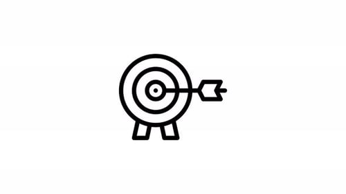 target line icon animation