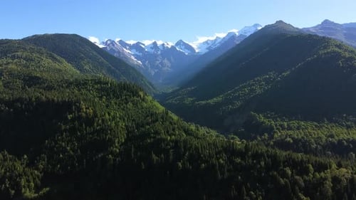 Beautiful Green Mountains in Georgia