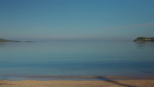 Ruhiges Meer und Küste auf Zakynthos