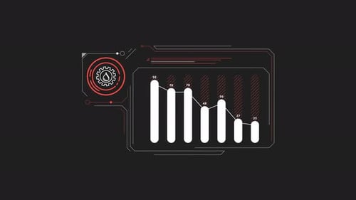A Simple Animated Infographic Shows the Decline in Crude Oil Production Growth