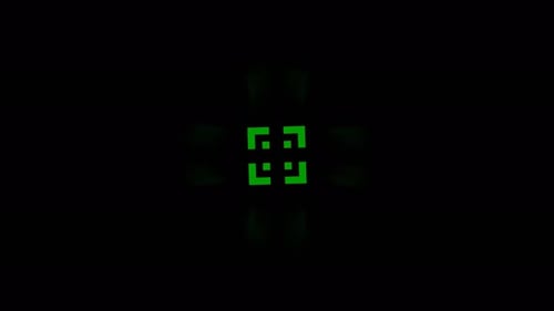 Green Pink And White Cool Neon Strobe Geometric Background Vj Loop In 4K