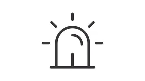 Emergency alert line animation