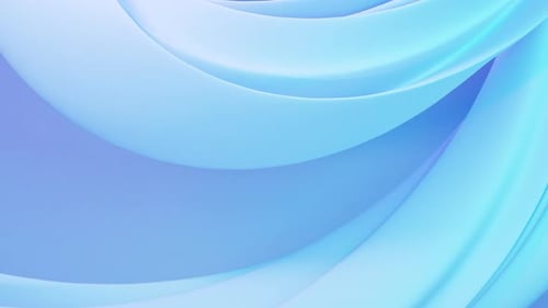 Abstract wave loop animation. 3D rendered background, Minimal flowing, fluid, twisted shapes