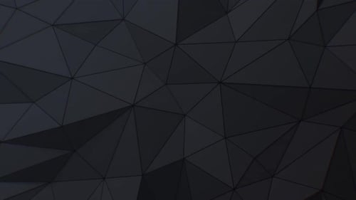 Animated Dark Geometric Low Poly Abstract Background