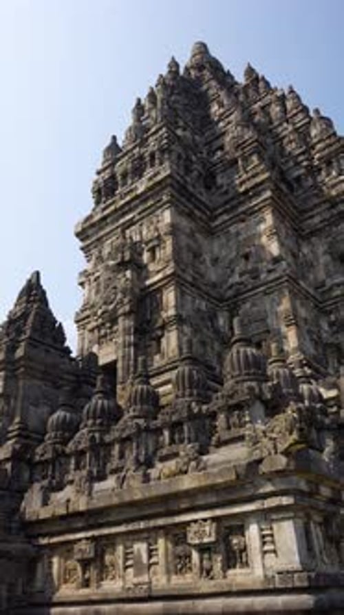 Le magnifique temple de Borobudur en Indonésie.
