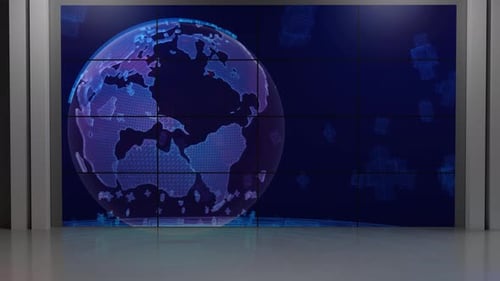 News Studio Background Loop