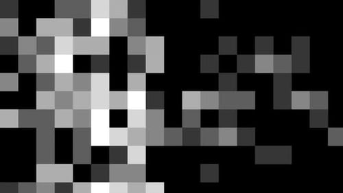 Stanza Collection: Cubes form a grid in flicker transition starting left