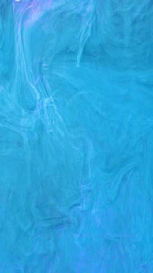 Abstract Blue and Purple Ink Swirls