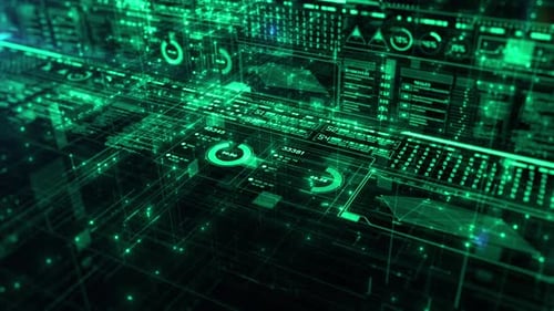 Abstract Digital Technology 01709