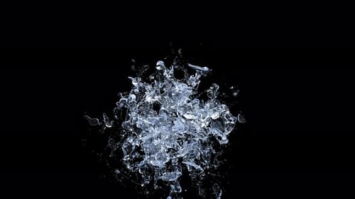 Dynamic Water Burst Splash Reveal Transition