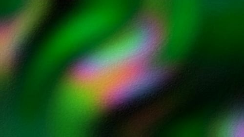 Blurred curved spots move in slow stream