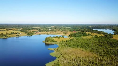 Beautiful Landscape Of Lakes In The Shumilinsky District 05