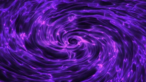 Glowing plasma energy field in a shape of a swirl