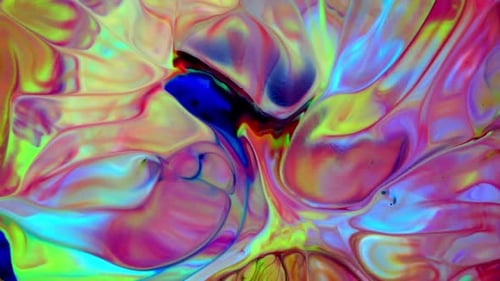 Vivid Abstract Colors Swirling in Hypnotic Motion