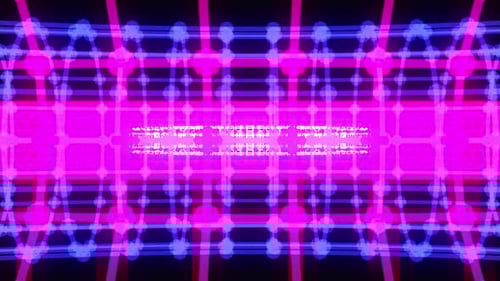 Colourful Neon Lights Background Loop