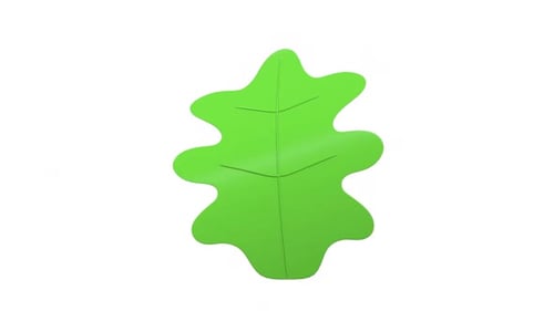 Leaf 1 Animated icon Concept