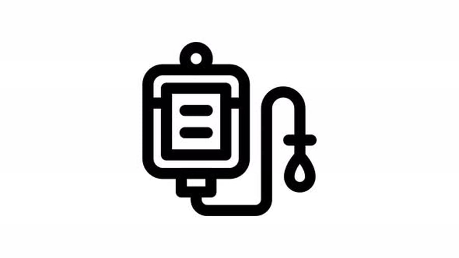 intravenous saline drip line icon animation, Elements Motion Graphics ...