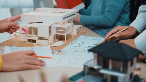 Architects Collaborate on a Modern House Design