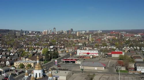 Aerial Hamilton Ontario Canada