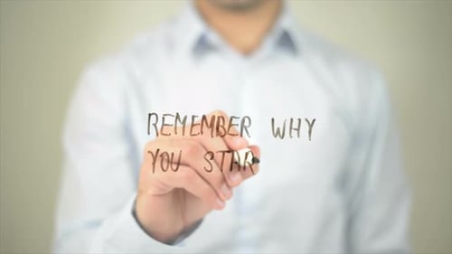 Adult Writes Remember Why You Started