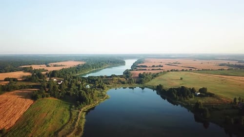 Lacs Zaozerskoe et Beloe, conseil du village de Sorzhitsky, district de Beshenkovichi, région de Vitebsk