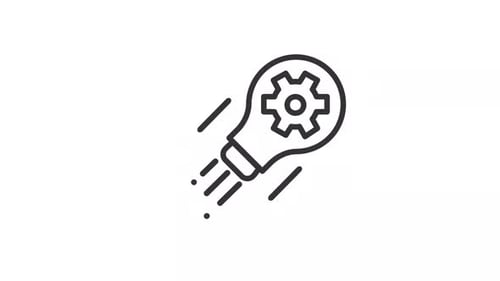 Animated Idea Linear Icon