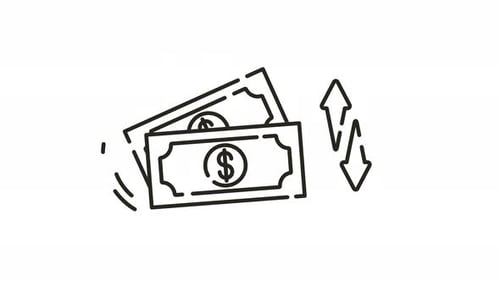 Animation Graphic of icon Money Exchange Icon