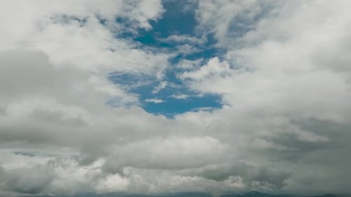 Blue Sky and Clouds in the Philippines