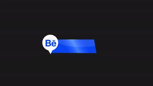 Behance Modern Lower Third Alpha Channel 4K