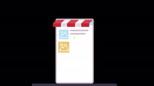Shopping online with Phone Alpha Channel 4K
