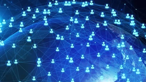 Internet mobile et concept de mondialisation