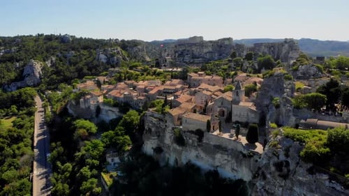 Les Baux De Provence Historical Village in the Provence Southern France
