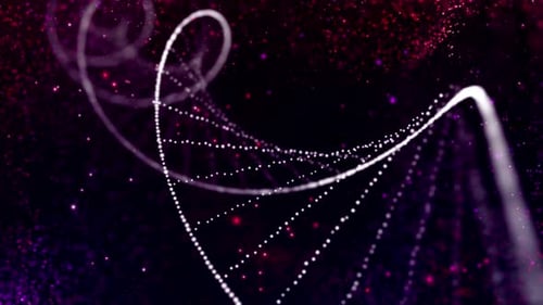 DNA Molecule Science, double helix strands, biological genetic heritage concept