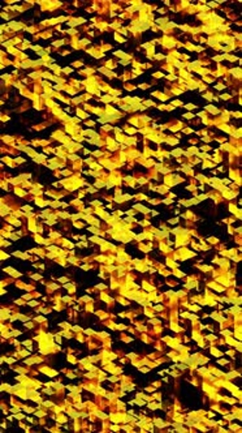 Seamless 3 D Cube Wave Effects 03 4K