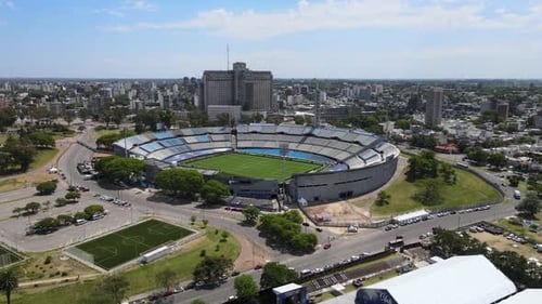 Football stadium monument soccer world
