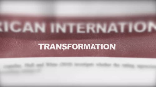 Animated Word Highlight and Transformation Reveal