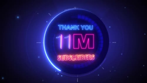 Neon 11M Followers Celebration