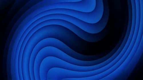 Dynamic Blue Wavy Abstract Background Loop
