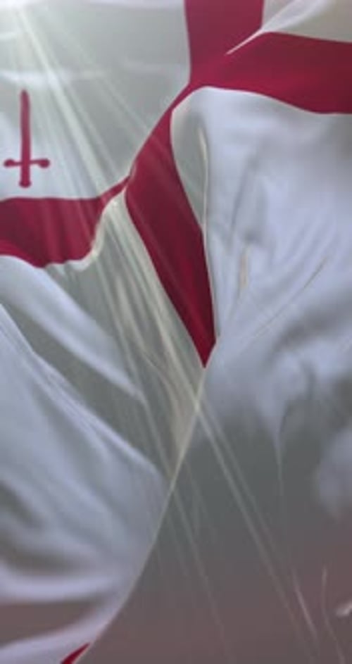 Realistic Waving Flag of the City of London Loop