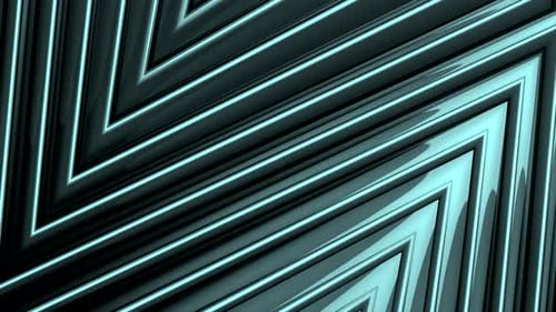 Abstract Glowing Neon Chevron Lines Background Loop
