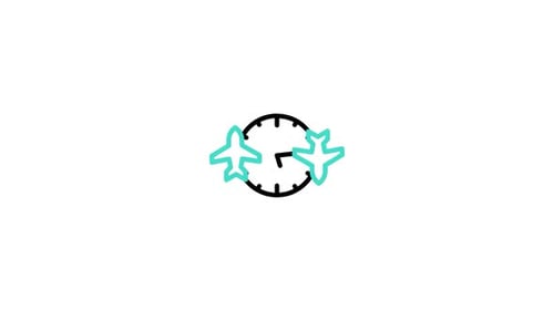 Jetlag Animated Icon