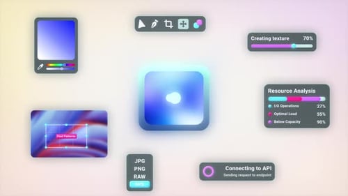 Creative Soft Gradient Layout 1