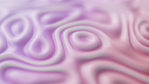 Abstract Wavy Background with Soft Lavender and Peach Colors