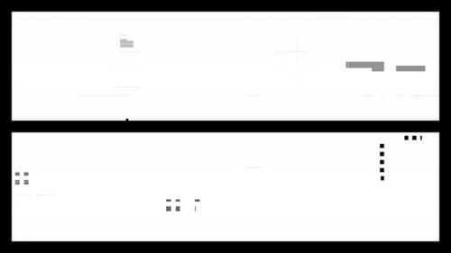 Digital Glitch Effect Transition with Lines and Blocks