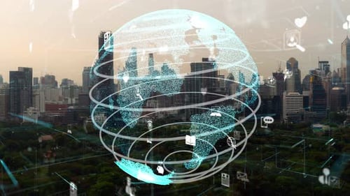 Connexion mondiale et modification du réseau Internet dans les villes intelligentes