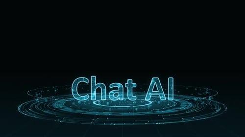 Futuristic Digital Tech Text Reveal Opener