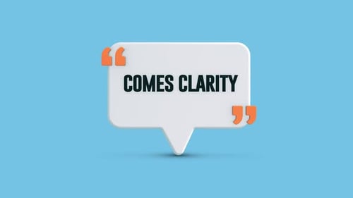 Motivational Quote: With Elevation Comes Clarity
