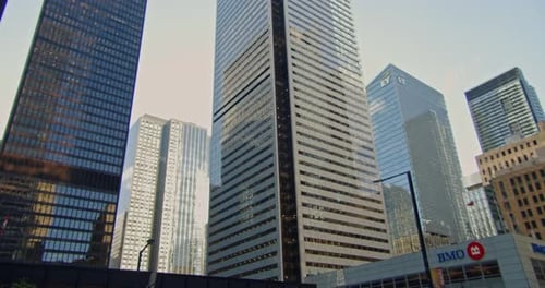 Modern Skyscrapers in Downtown Toronto