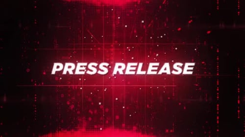 Press Release Word Matrix Hi Tech Background
