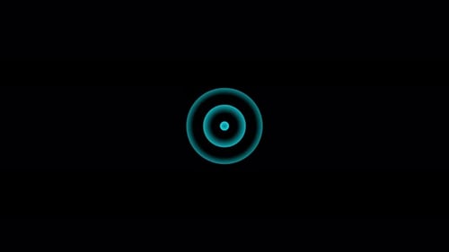 Radiowellen, Hintergrundanimation auf dem Hintergrund.